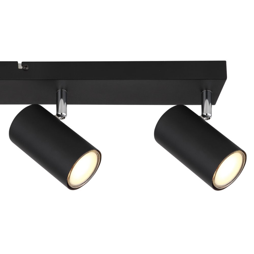 Globo - Точечный светильник 4xGU10/35W/230V черный