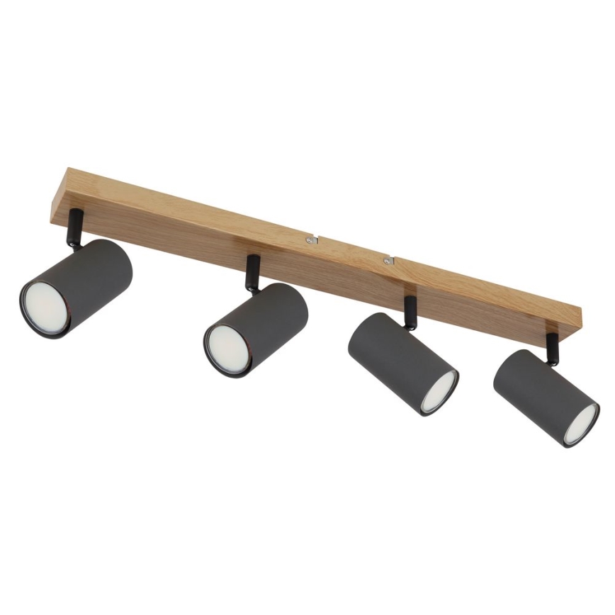 Globo - Точечный светильник 4xGU10/35W/230V серый/коричневый