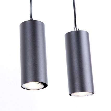 Globo - Подвесная люстра 4xGU10/35W/230V черная