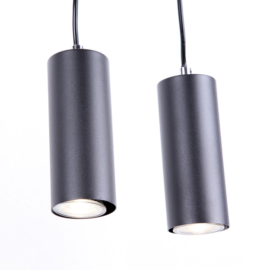 Globo - Подвесная люстра 4xGU10/35W/230V черная