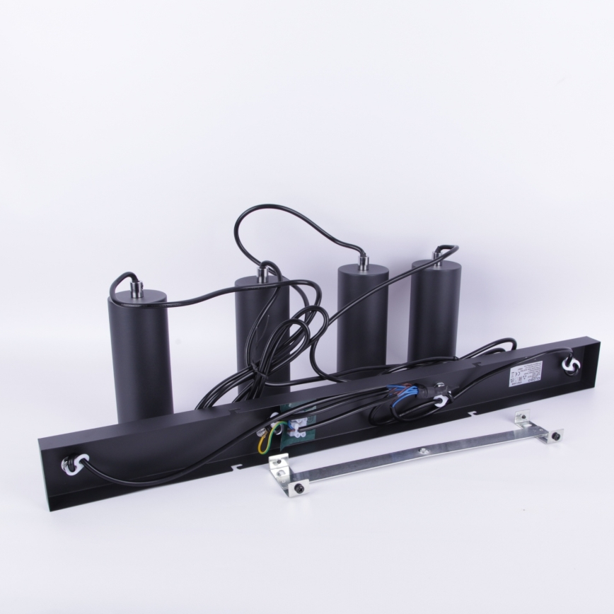 Globo - Подвесная люстра 4xGU10/35W/230V черная