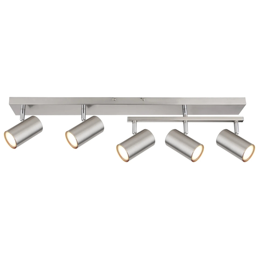 Globo - Точечный светильник 5xGU10/35W/230V матовый хром