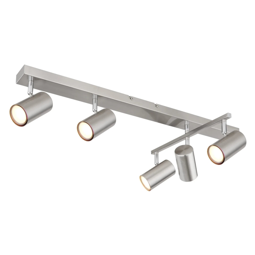 Globo - Точечный светильник 5xGU10/35W/230V матовый хром