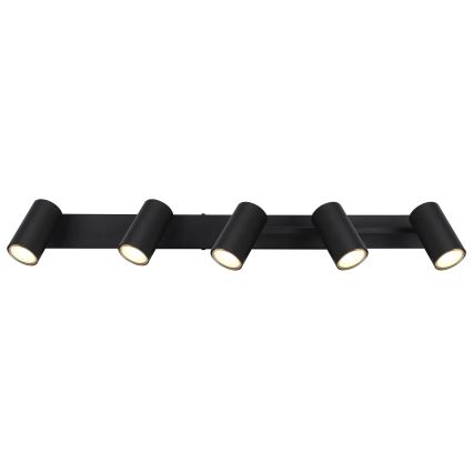Globo - Точечный светильник 5xGU10/35W/230V черный