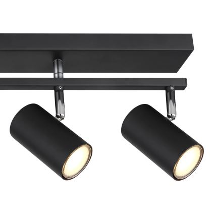 Globo - Точечный светильник 5xGU10/35W/230V черный