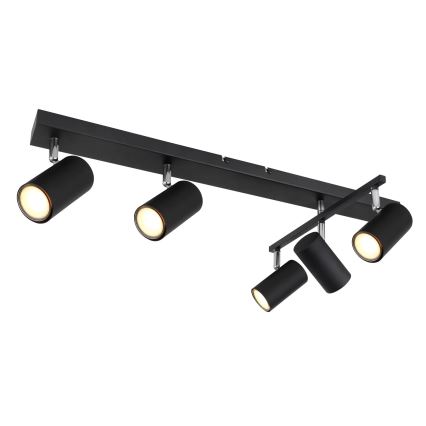 Globo - Точковий світильник 5xGU10/35W/230V чорний