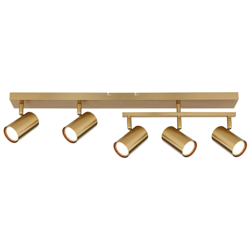 Globo - Точечный светильник 5xGU10/35W/230V золотистый