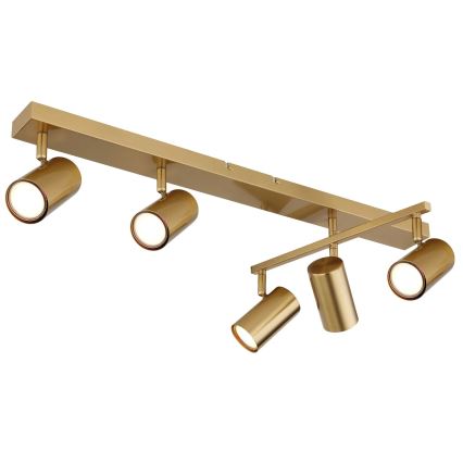 Globo - Точковий світильник 5xGU10/35W/230V золотий