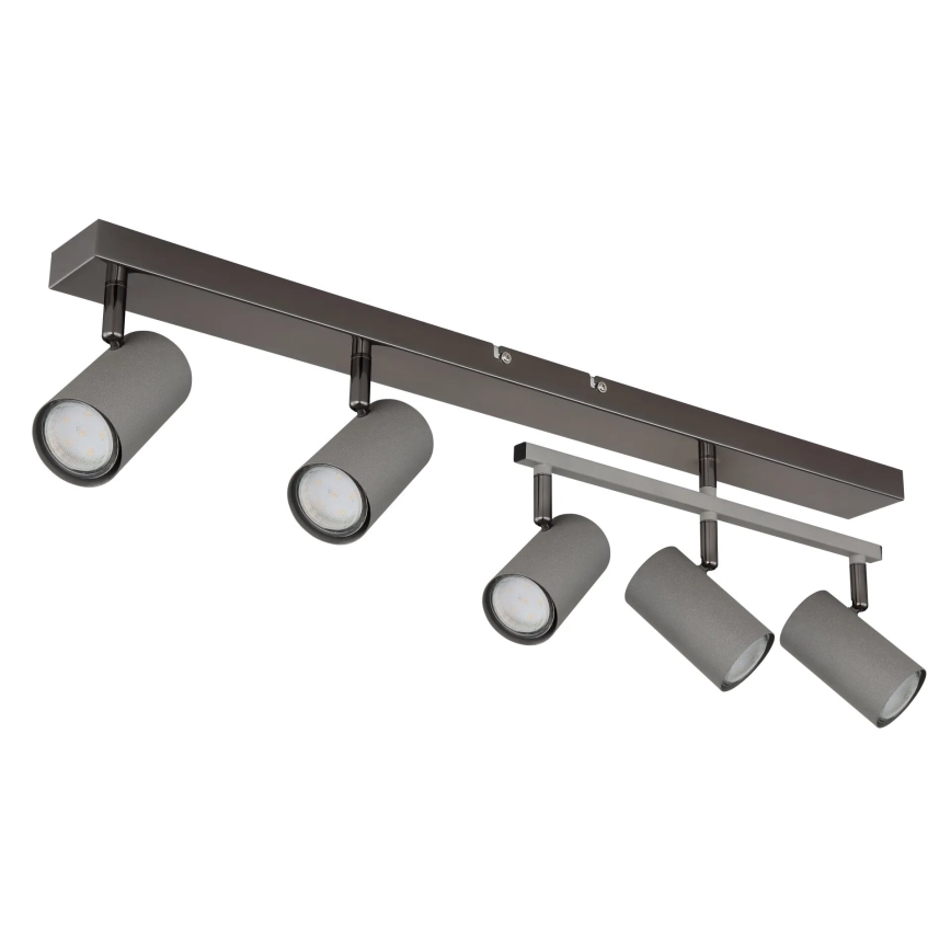 Globo - Точечный светильник 5xGU10/35W/230V серый