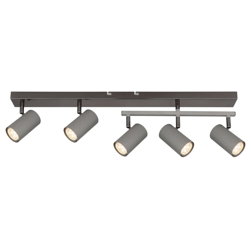 Globo - Точечный светильник 5xGU10/35W/230V серый