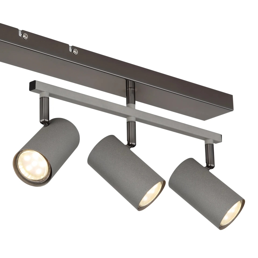 Globo - Точечный светильник 5xGU10/35W/230V серый