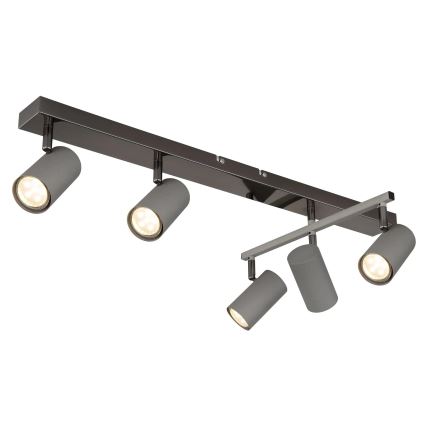 Globo - Точечный светильник 5xGU10/35W/230V серый