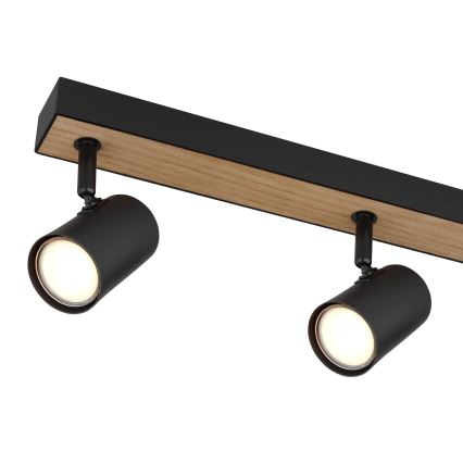 Globo - Точечный светильник 6xGU10/35W/230V черный/коричневый