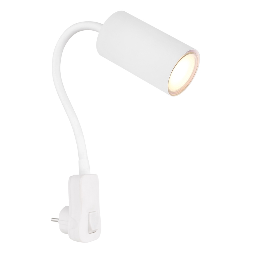 Globo - Настінний точковий світильник для розетки 1xGU10/35W/230V білий