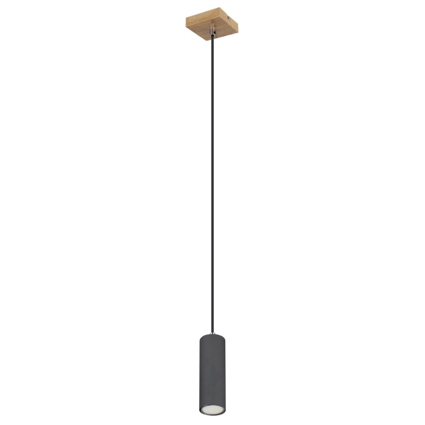 Globo - Підвісна люстра 1xGU10/35W/230V сірий/коричневий