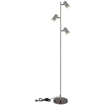 Globo - Торшер 3xGU10/5W/230V серый