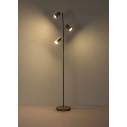 Globo - Торшер 3xGU10/5W/230V бежевый