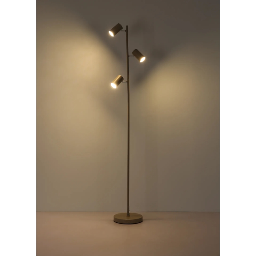 Globo - Торшер 3xGU10/5W/230V бежевый