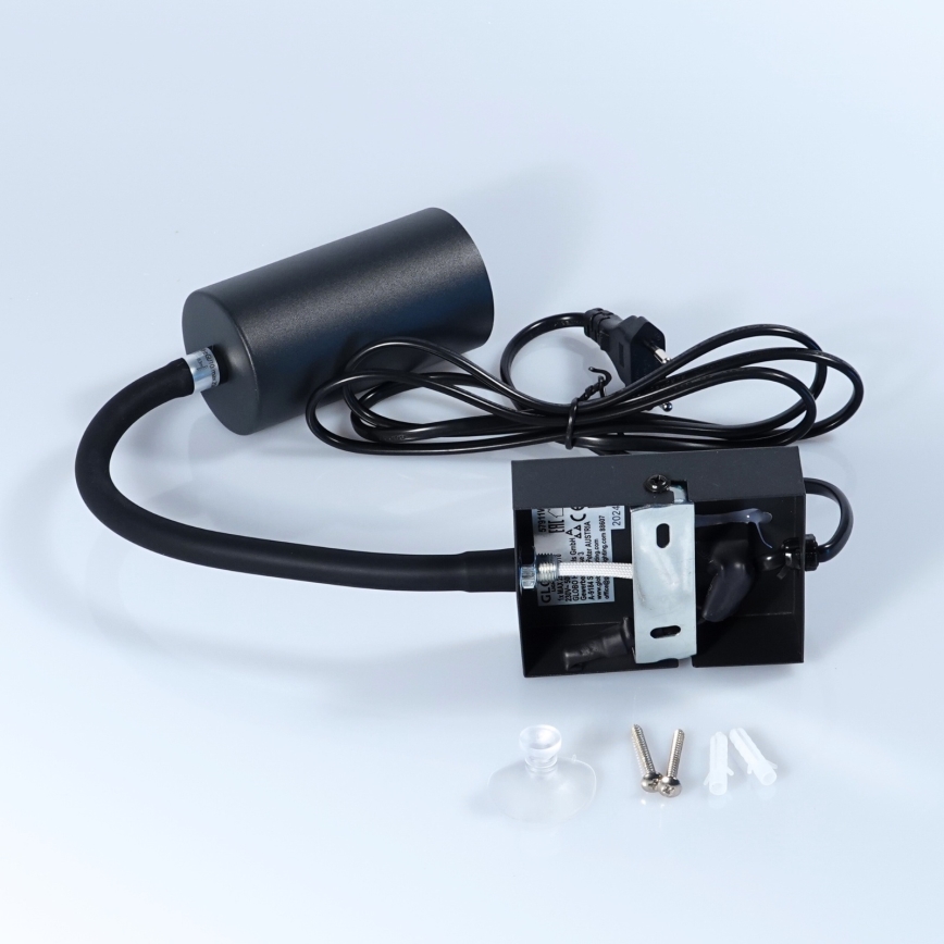 Globo - Гибкая настенная лампа 1xGU10/25W/230V черный