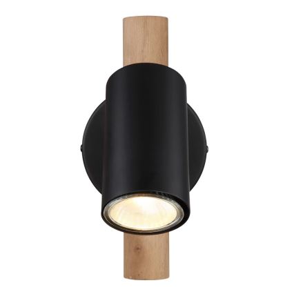 Globo - Настенный точечный светильник 1xGU10/5W/230V дерево/металл