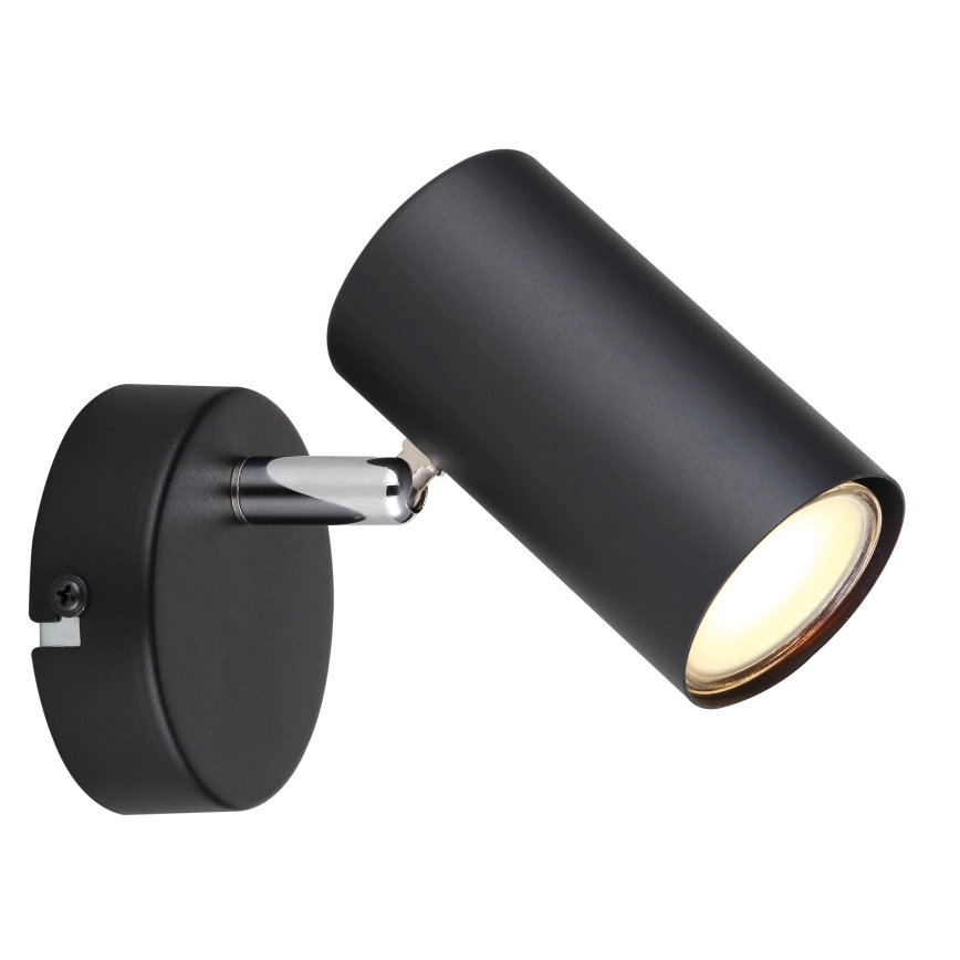 Globo - Настінний точковий світильник 1xGU10/25W/230V чорний
