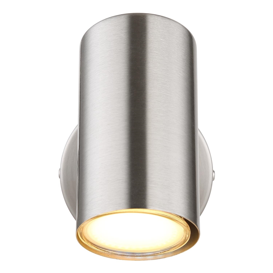 Globo - Настінний точковий світильник 1xGU10/25W/230V матовий хром