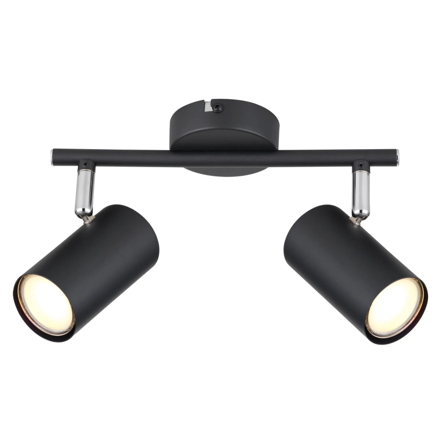 Globo - Точечный светильник 2xGU10/25W/230V черный