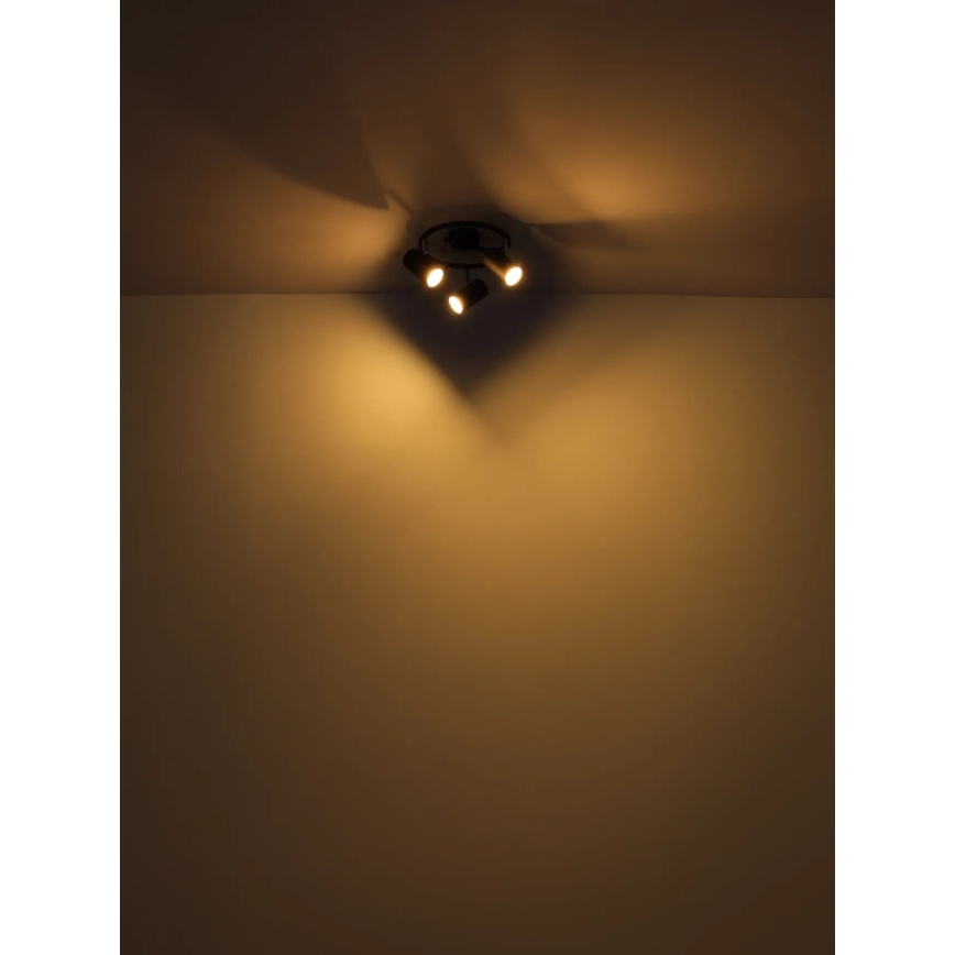 Globo - Точечный светильник 3xGU10/25W/230V черный