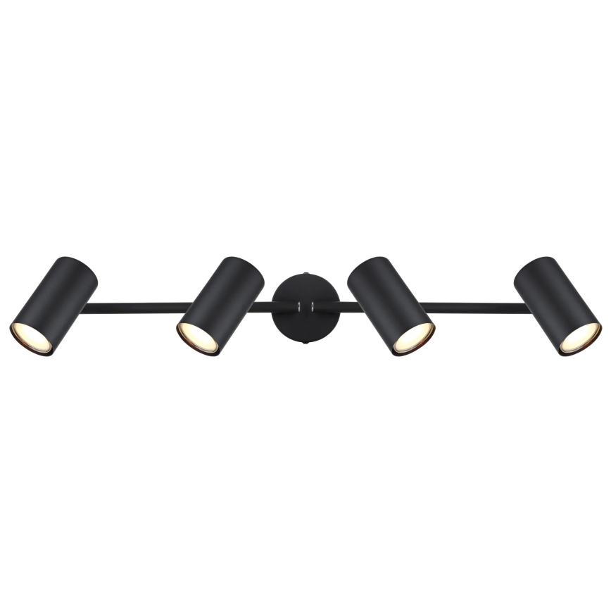 Globo - Точковий світильник 4xGU10/25W/230V чорний