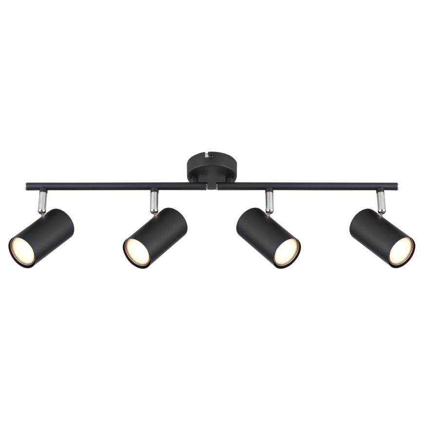 Globo - Точковий світильник 4xGU10/25W/230V чорний