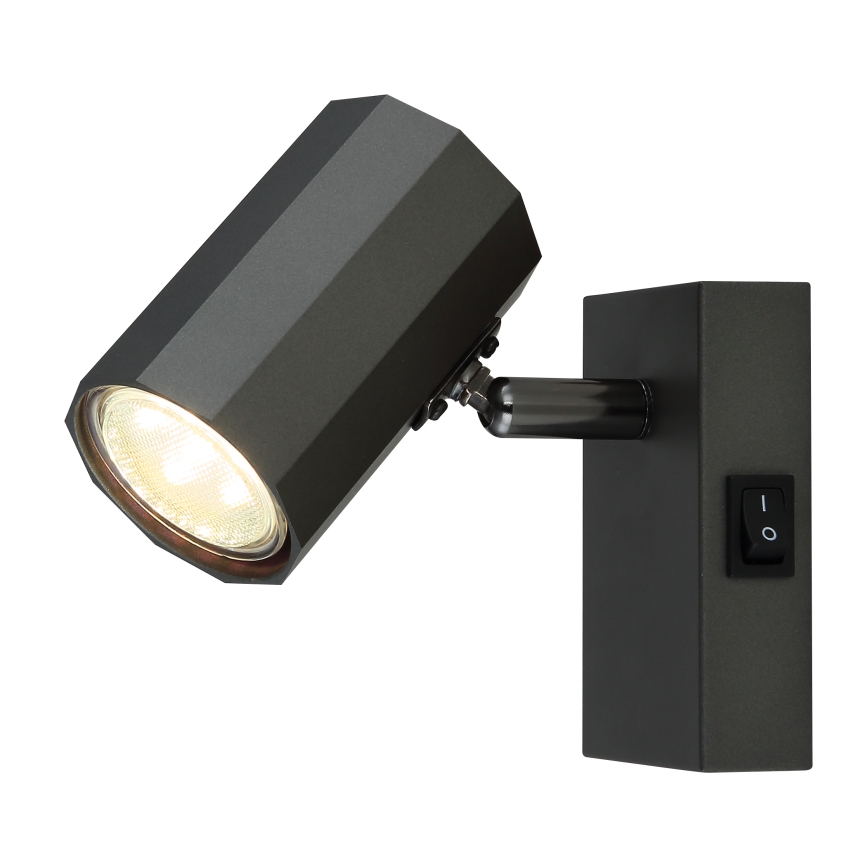 Globo - Настенный точечный светильник 1xGU10/25W/230V черный