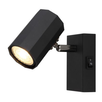 Globo - Настінний точковий світильник 1xGU10/25W/230V чорний