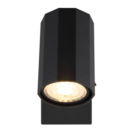 Globo - Настінний точковий світильник 1xGU10/25W/230V чорний