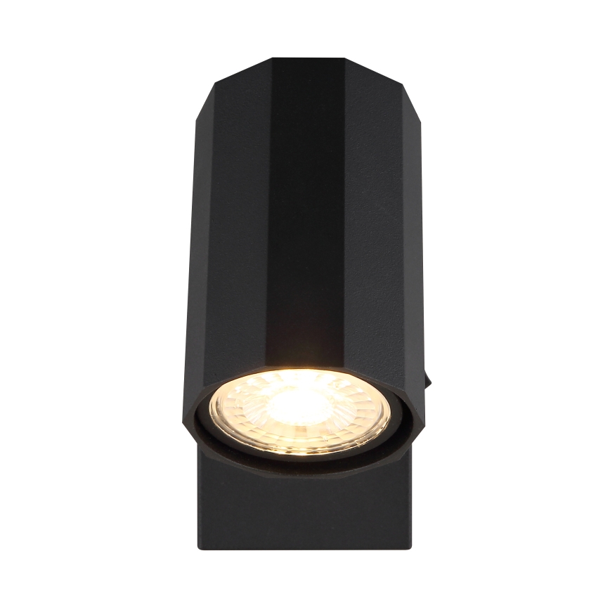 Globo - Настінний точковий світильник 1xGU10/25W/230V чорний