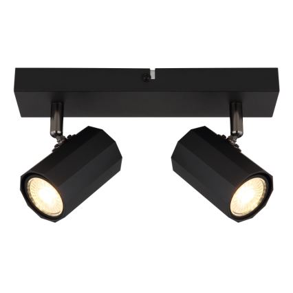 Globo - Точечный светильник 2xGU10/25W/230V черный