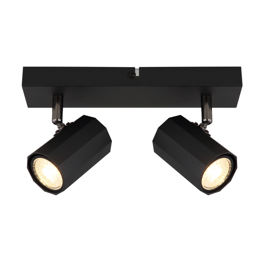 Globo - Точечный светильник 2xGU10/25W/230V черный