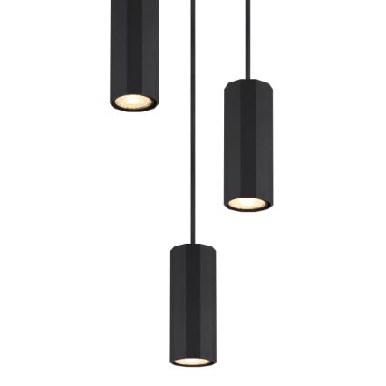 Globo - Подвесная люстра 3xGU10/25W/230V черный