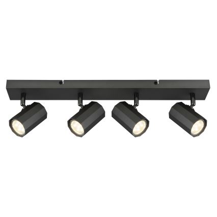 Globo - Точечный светильник 4xGU10/25W/230V черный