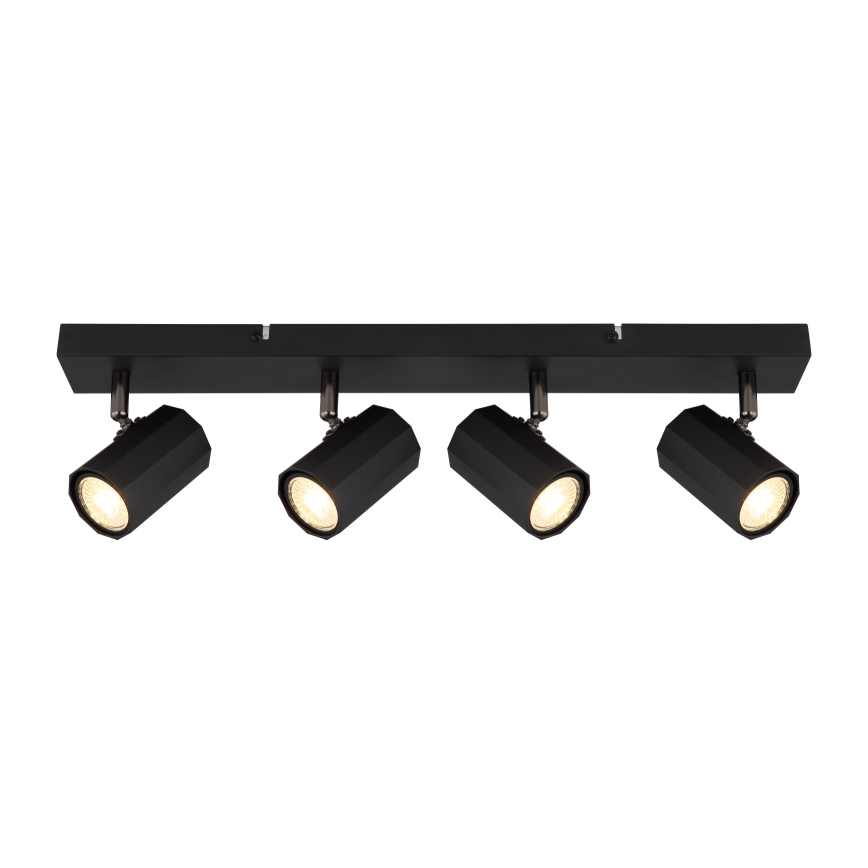 Globo - Точечный светильник 4xGU10/25W/230V черный