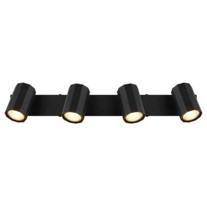 Globo - Точечный светильник 4xGU10/25W/230V черный