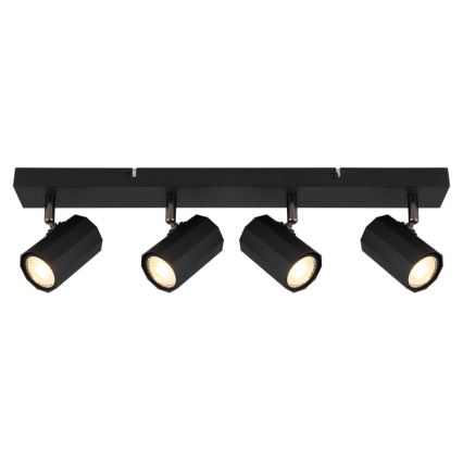 Globo - Точковий світильник 4xGU10/25W/230V чорний
