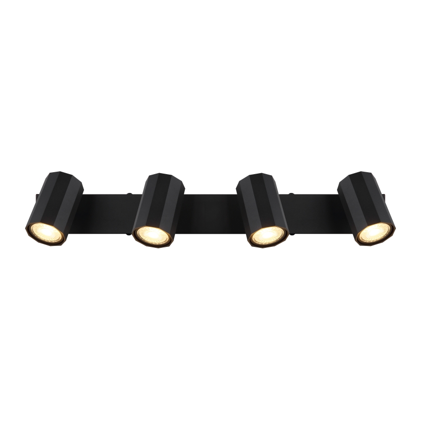 Globo - Точковий світильник 4xGU10/25W/230V чорний