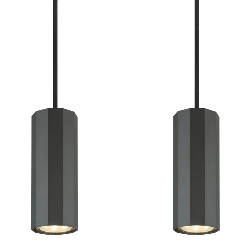 Globo - Подвесная люстра 4xGU10/25W/230V черный