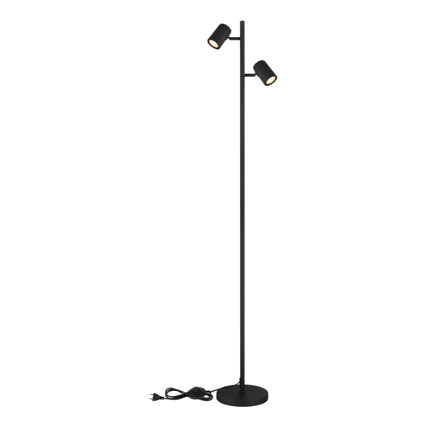 Globo - Торшер 2xGU10/5W/230V черный