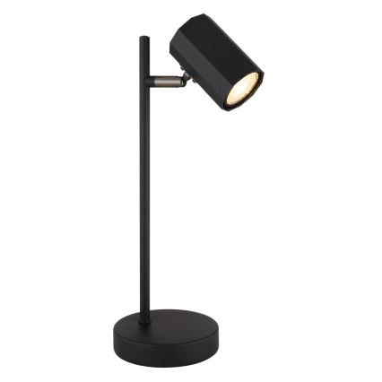 Globo - Настольная лампа 1xGU10/5W/230V черный