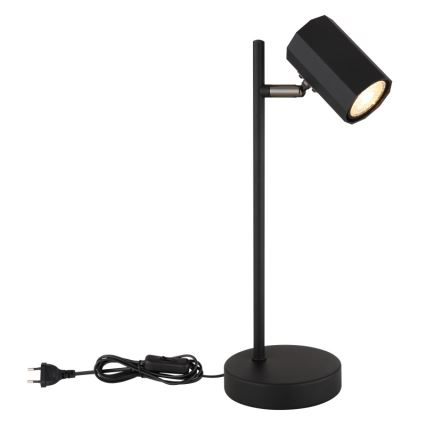 Globo - Настольная лампа 1xGU10/5W/230V черный