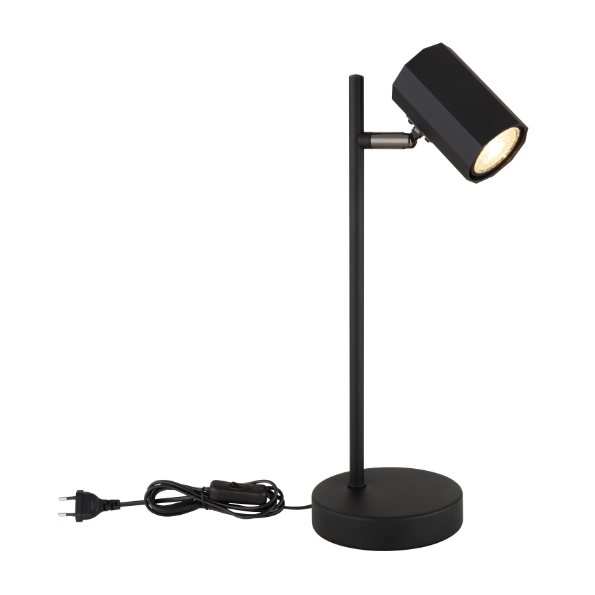 Globo - Настольная лампа 1xGU10/5W/230V черный