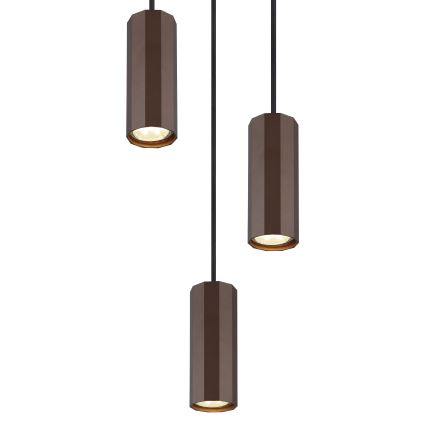 Globo - Підвісна люстра 3xGU10/25W/230V коричневий