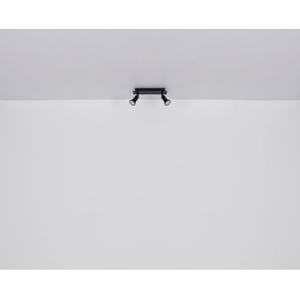 Globo - Точковий світильник 2xGU10/35W/230V чорний