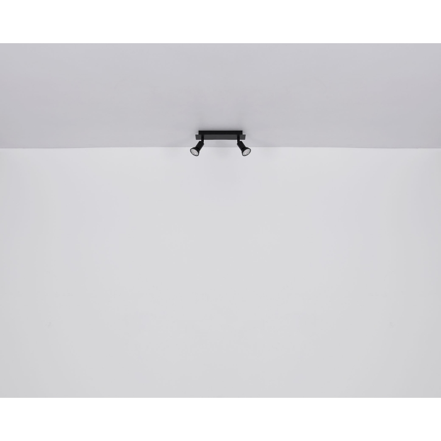 Globo - Точковий світильник 2xGU10/35W/230V чорний